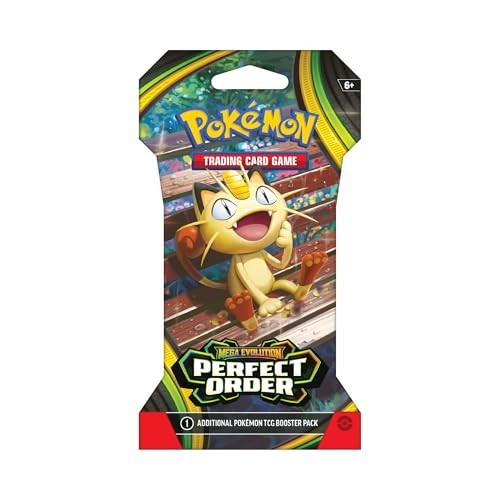 Pokémon Mega Evolutions  Perfect Order Sleeved Booster Pack
