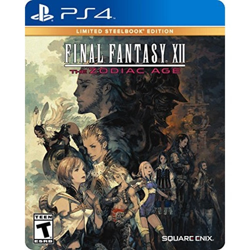 Square Enix Final Fantasy XII Zodiac Age Steelbook Edition PS4