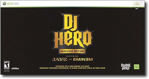 Xbox 360 DJ Hero Renegade Edition Jay-Z Eminem