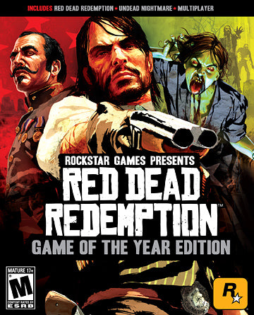 Red Dead Redemption Game of the Year Xbox 360