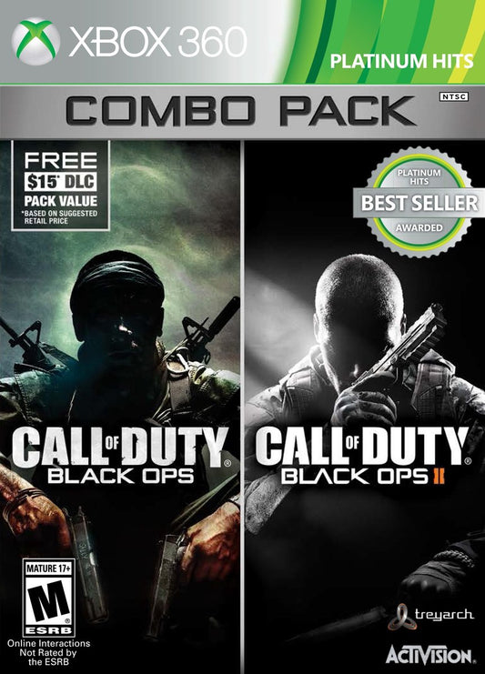 Call of Duty Black OPS 1 & 2 Xbox 360