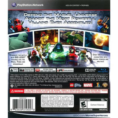 Warner Bros Lego Marvel Super Heroes - PlayStation 3