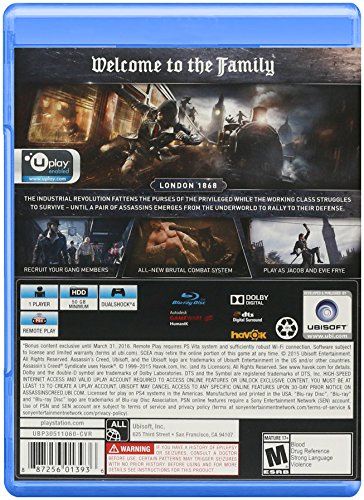 Assassin's Creed Syndicate for PlayStation 4