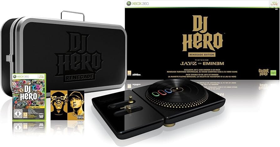 Xbox 360 DJ Hero Renegade Edition Jay-Z Eminem