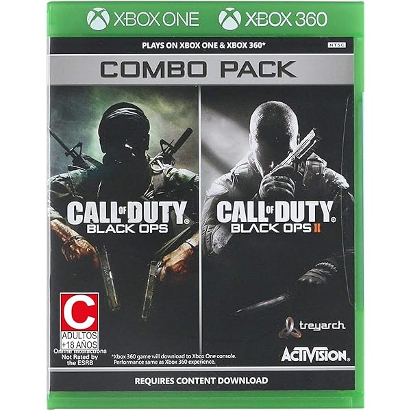 Call of Duty Black OPS 1 & 2 Xbox 360