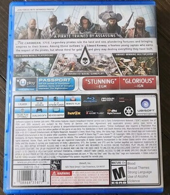 Assassin's Creed IV Black Flag Gamestop edition - PS4