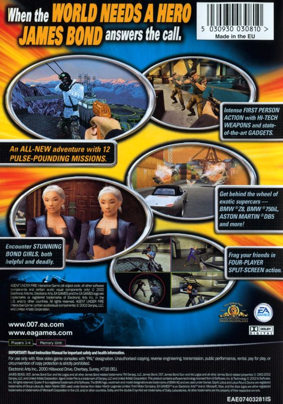 James Bond 007 Agent Under Fire PS2