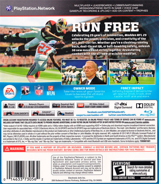 Madden NFL 25 for PlayStation 3