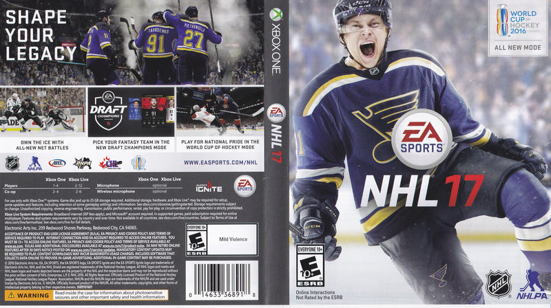 NHL 17 for PlayStation 4