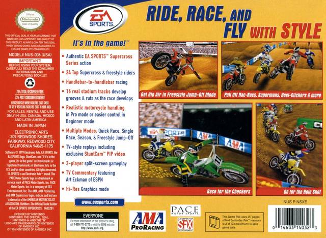 Supercross 2000 - Playstation