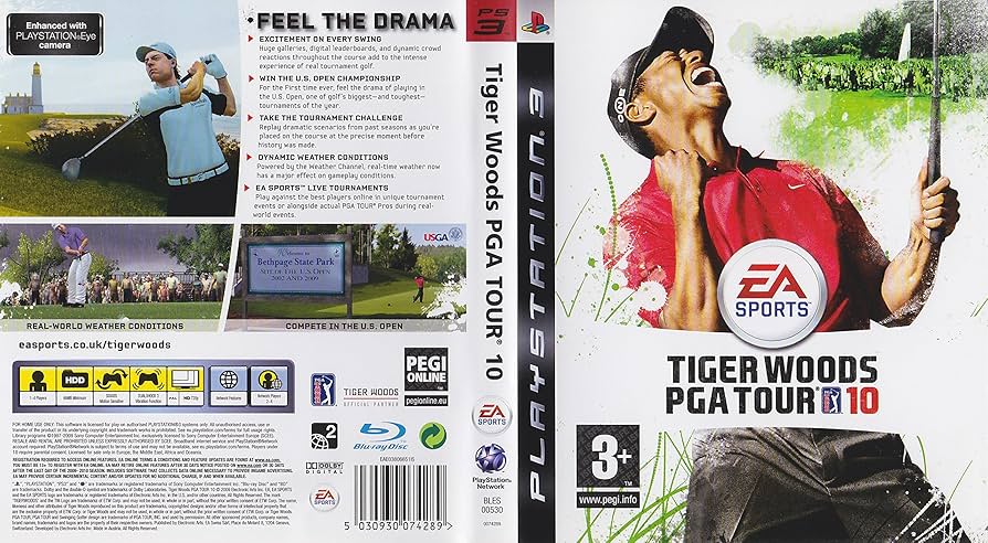 Tiger Woods PGA Tour 10 - Playstation 3