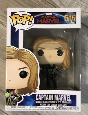 Funko Pop! Captain Marvel Neon Suit Vinyl [New]