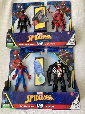 Hasbro Spider-Man Venom vs Miles Morales 4" Action Figure