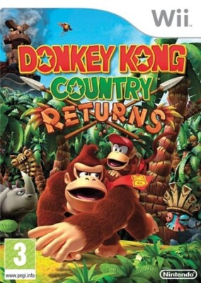 Nintendo Donkey Kong Country Returns Wii Game - Refurbished