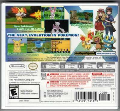 Nintendo Pokemon X for Nintendo 3DS - US Version
