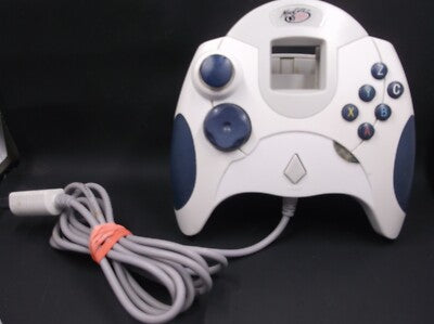 Sega Dreamcast Fishing Controller - Wired, 4 Buttons, White