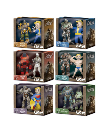 Syndicate Collectibles Fallout Figures - Assorted Color, Pack of 2