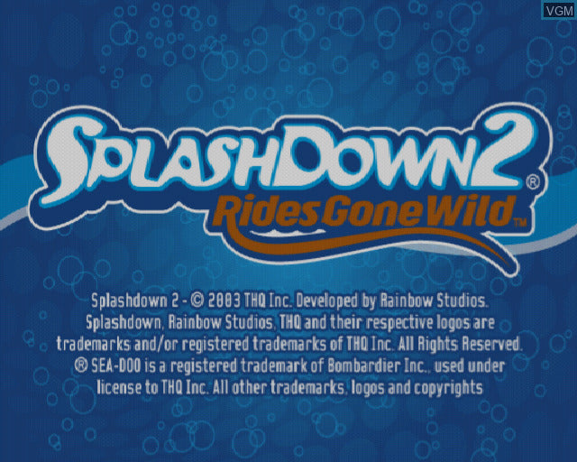 THQ Inc Splash Down Rides Gone Wild