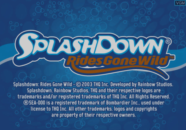 THQ Inc Splash Down Rides Gone Wild