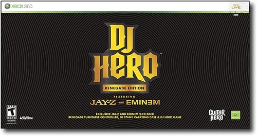 Xbox 360 DJ Hero Renegade Edition Jay-Z Eminem