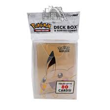 UP PIKACHU COMBO SLEEVES AND DECK BOX